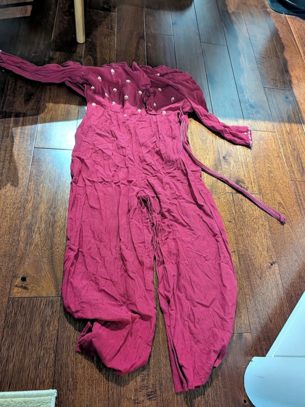 Jumpsuit Floral Pink
